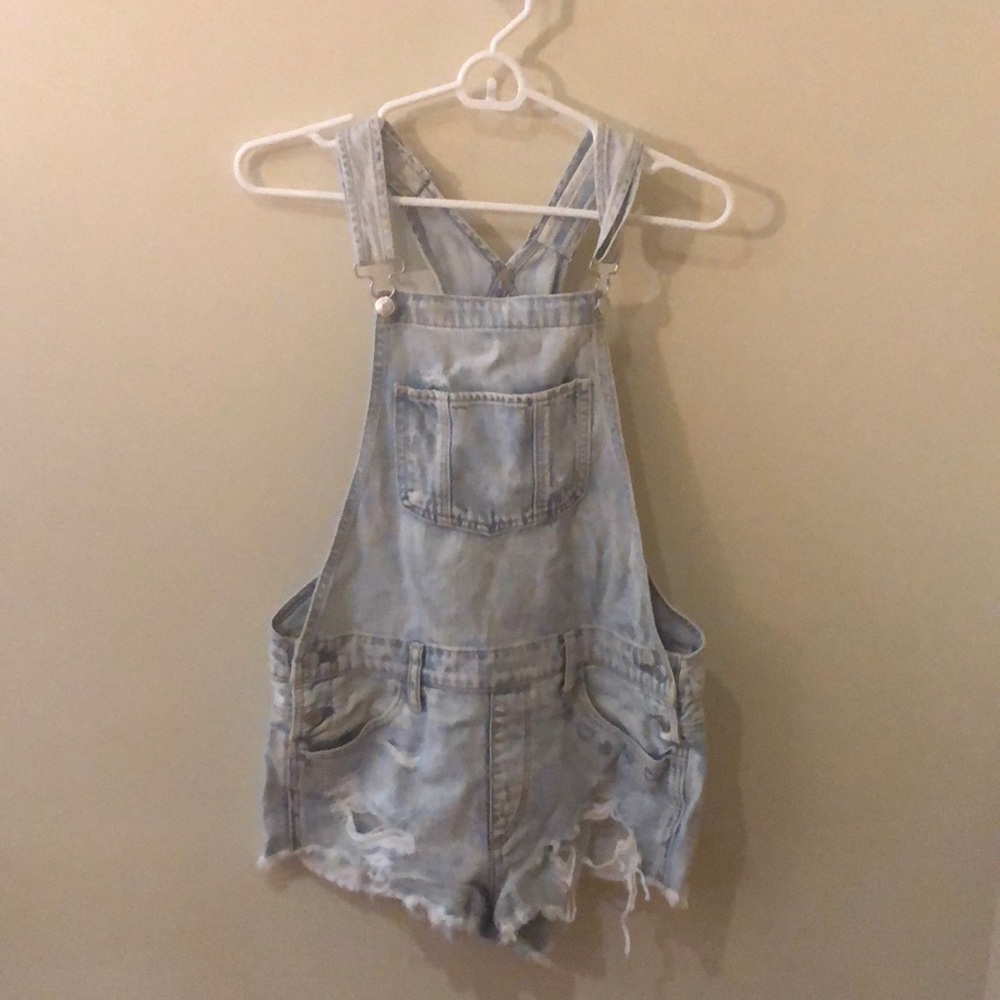 American Eagle Denim Overalls (short)